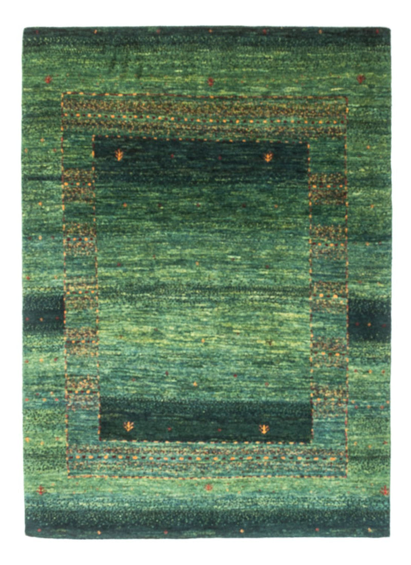 Alfombra Gabbeh - Loribaft Persa - 145 x 100 cm - verde