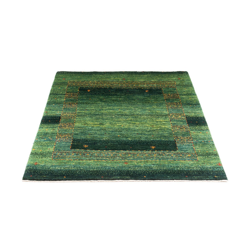 Alfombra Gabbeh - Loribaft Persa - 145 x 100 cm - verde