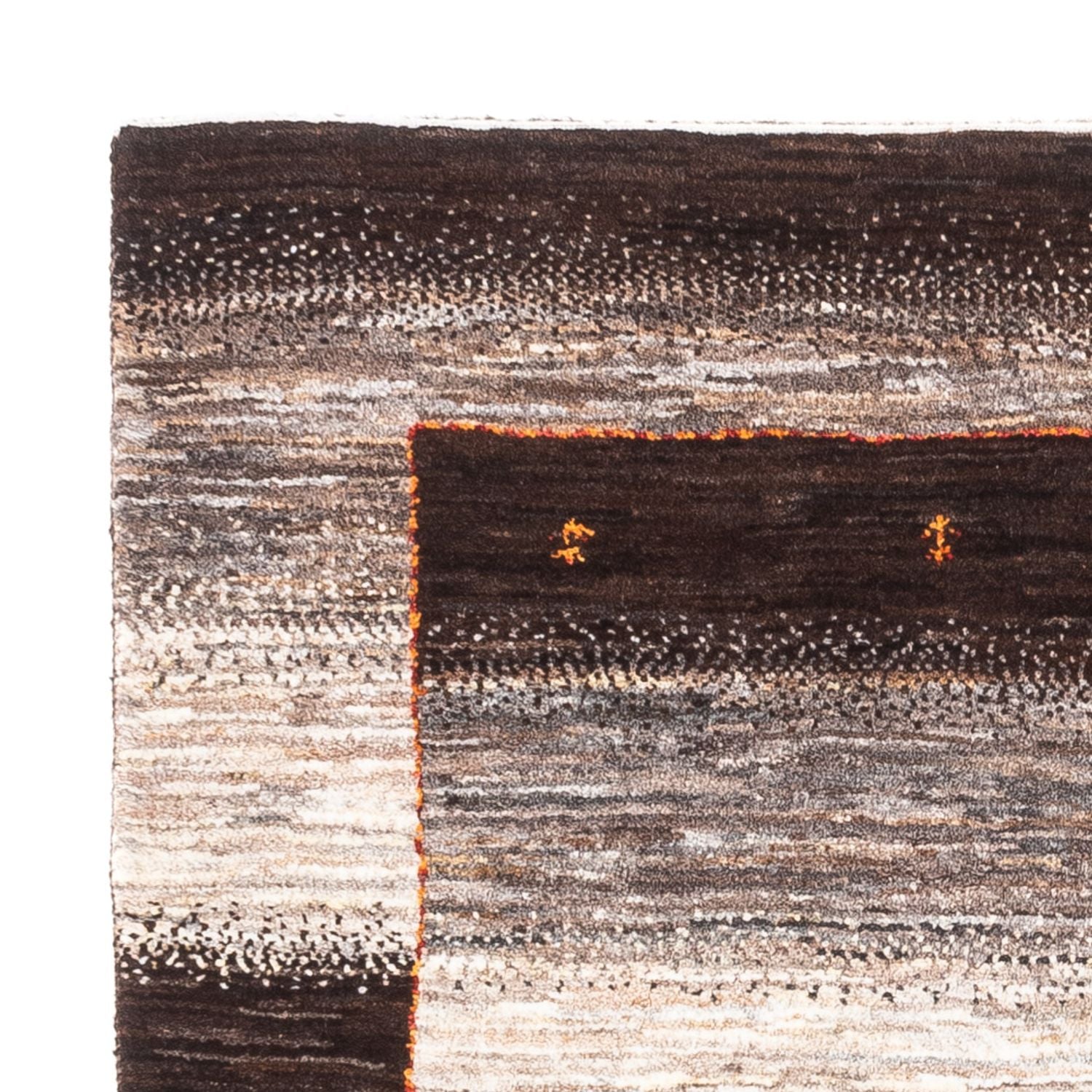 Alfombra Gabbeh - Loribaft Persa - 122 x 88 cm - natural