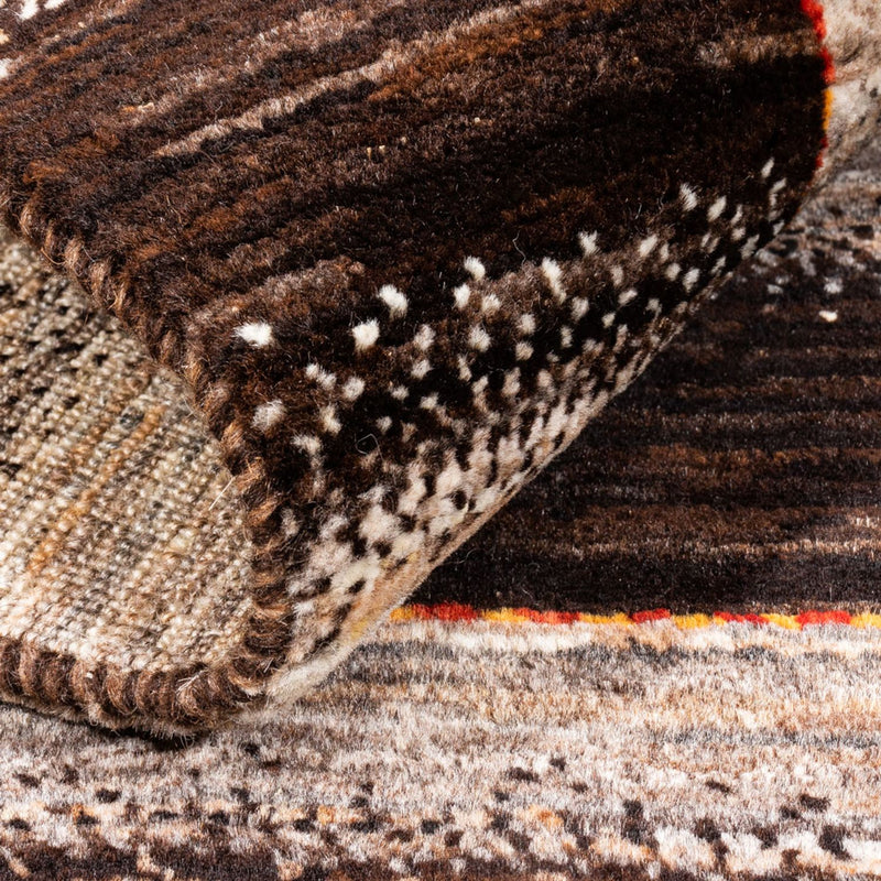 Alfombra Gabbeh - Loribaft Persa - 122 x 88 cm - natural