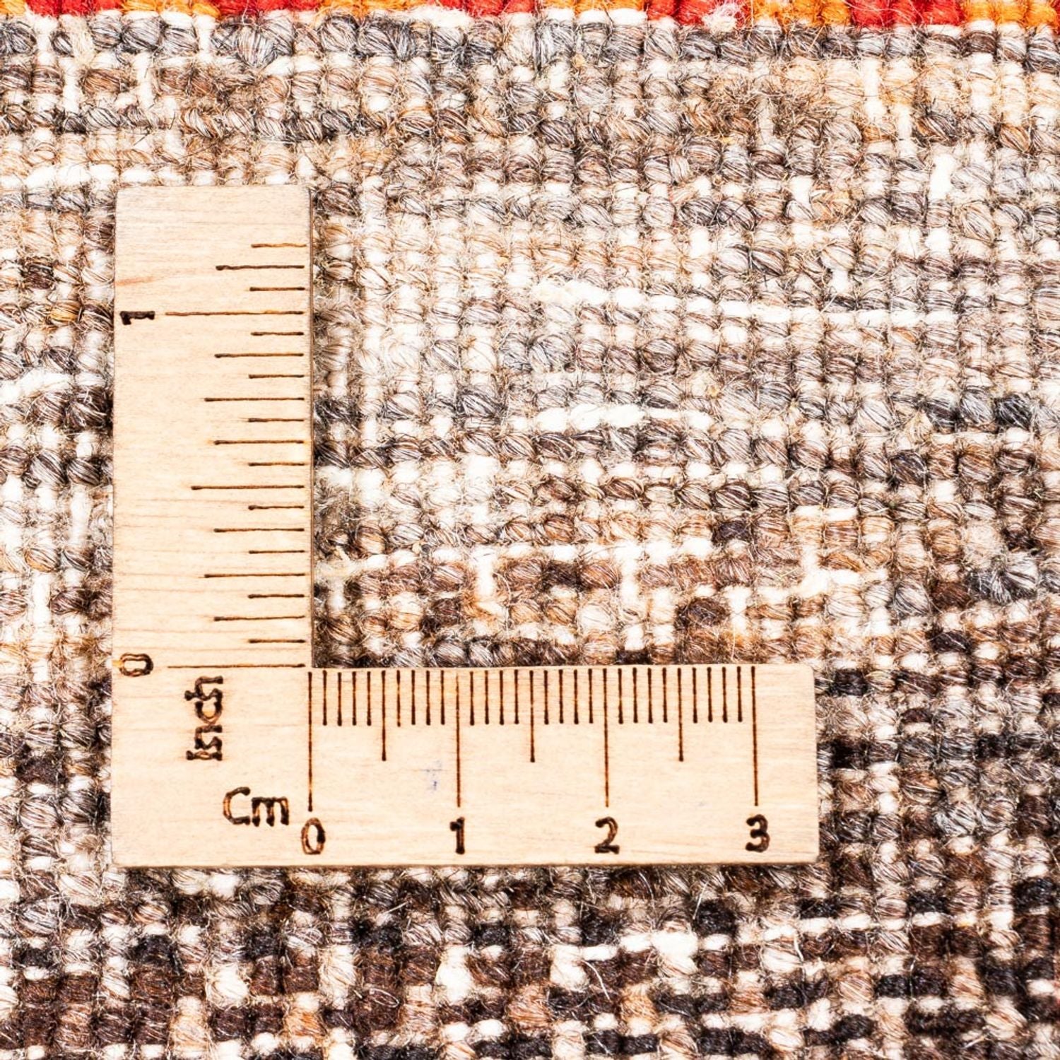 Alfombra Gabbeh - Loribaft Persa - 122 x 88 cm - natural