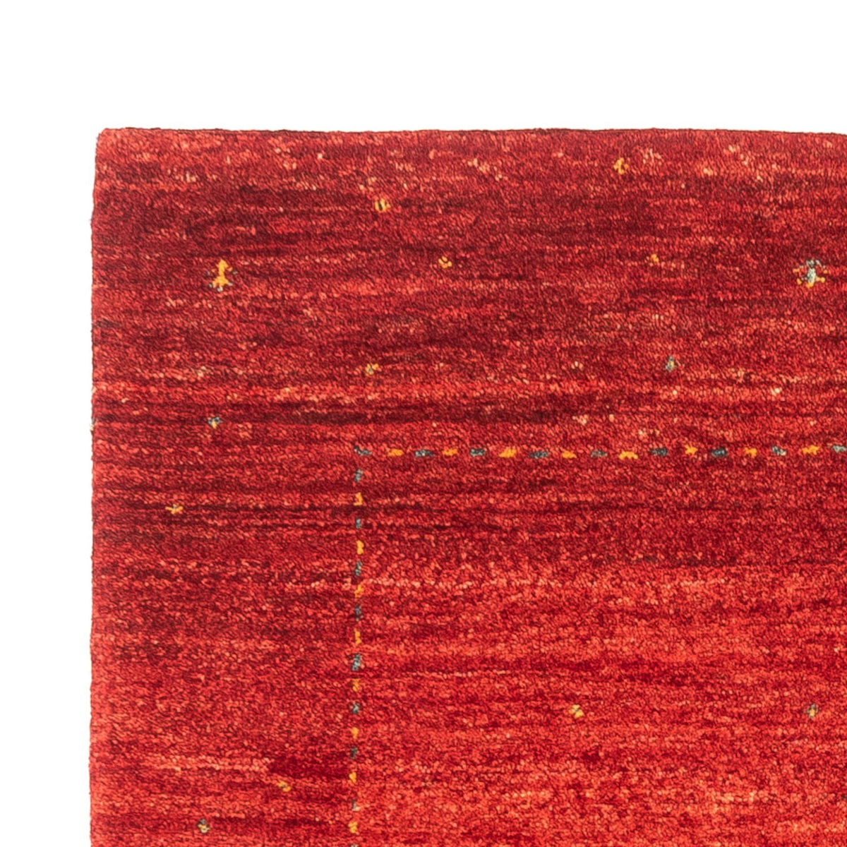 Alfombra Gabbeh - Loribaft Persa - 125 x 85 cm - rojo