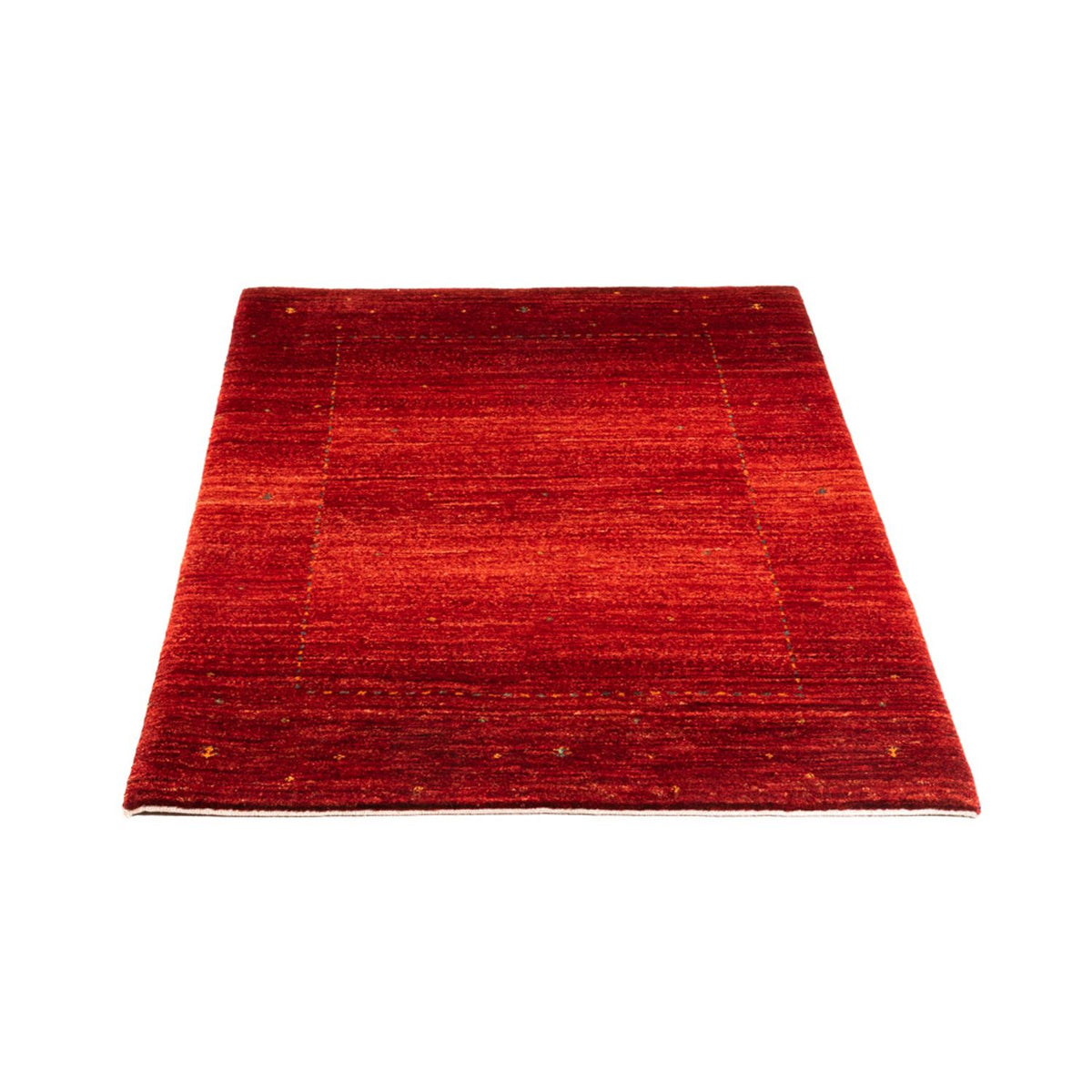 Alfombra Gabbeh - Loribaft Persa - 125 x 85 cm - rojo