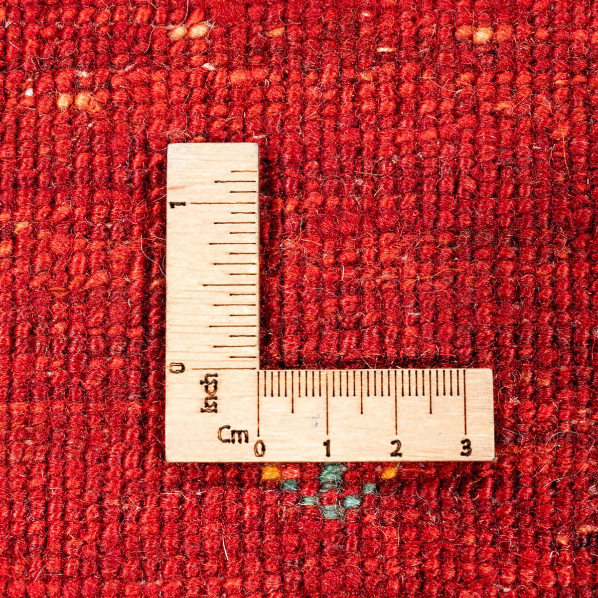 Alfombra Gabbeh - Loribaft Persa - 125 x 85 cm - rojo