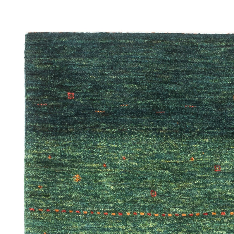 Alfombra Gabbeh - Loribaft Persa - 132 x 90 cm - verde