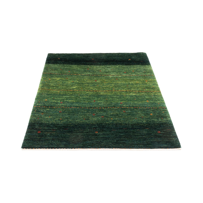 Alfombra Gabbeh - Loribaft Persa - 132 x 90 cm - verde