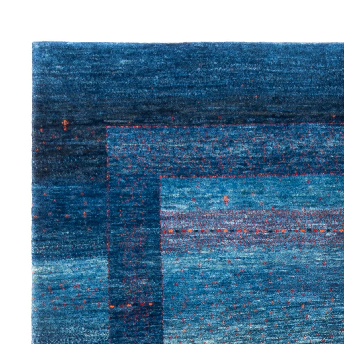 Alfombra Gabbeh - Loribaft Persa - 240 x 170 cm - azul
