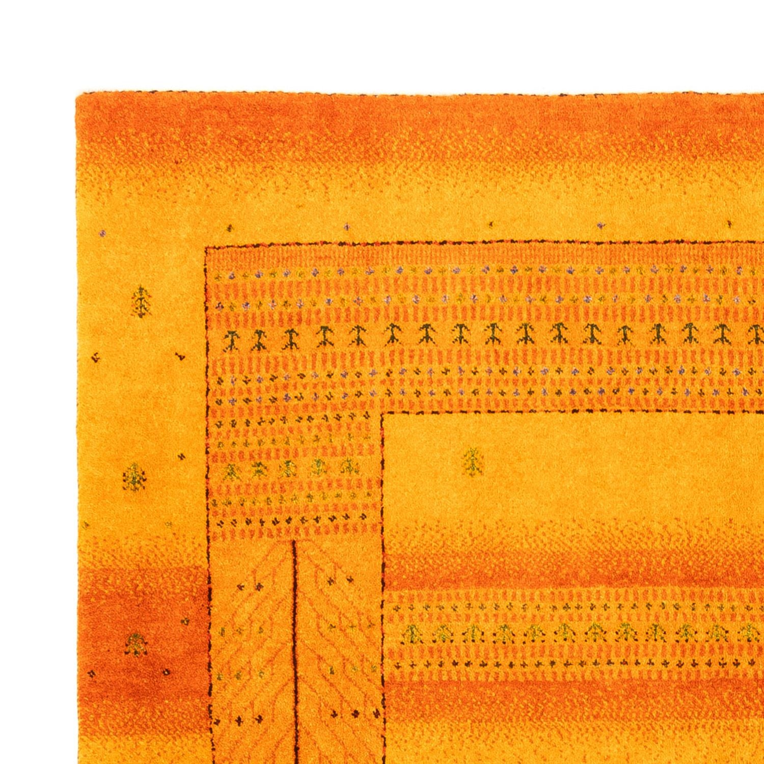 Alfombra Gabbeh - Loribaft Persa - 200 x 154 cm - oro