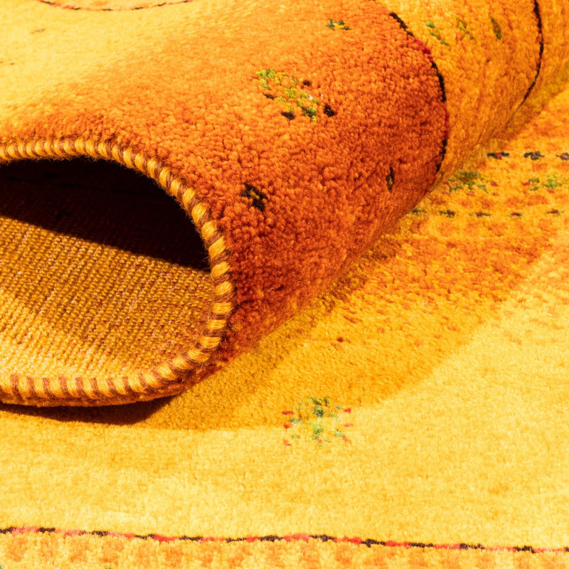 Alfombra Gabbeh - Loribaft Persa - 200 x 154 cm - oro