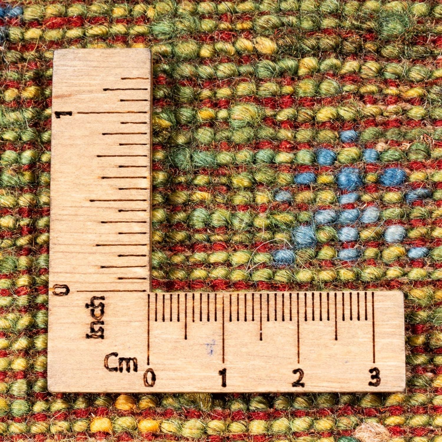 Alfombra Gabbeh - Loribaft Persa - Real - 196 x 148 cm - verde