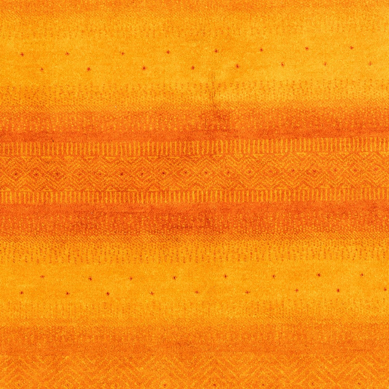 Alfombra Gabbeh - Loribaft Persa - 206 x 150 cm - naranja