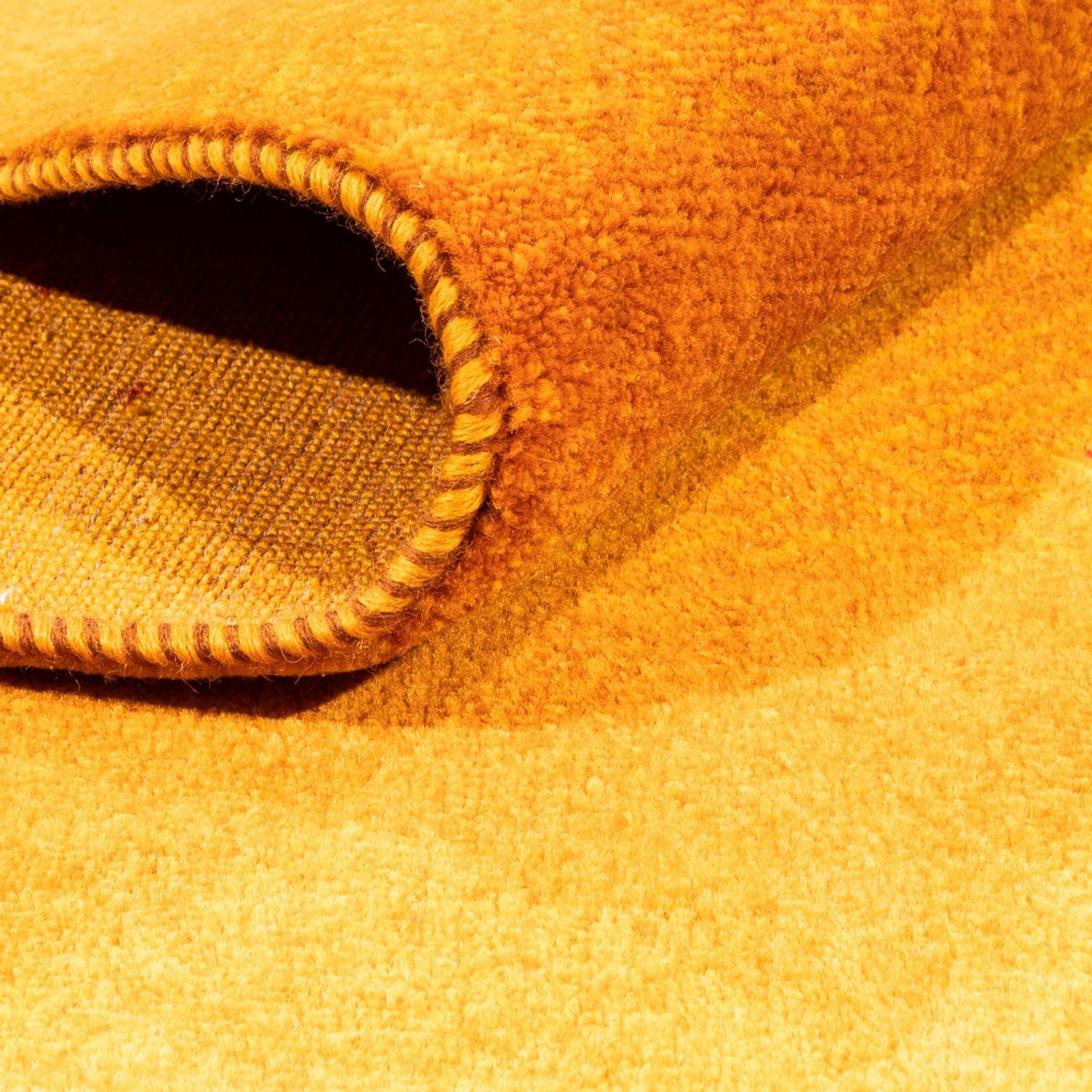 Alfombra Gabbeh - Loribaft Persa - 206 x 150 cm - naranja