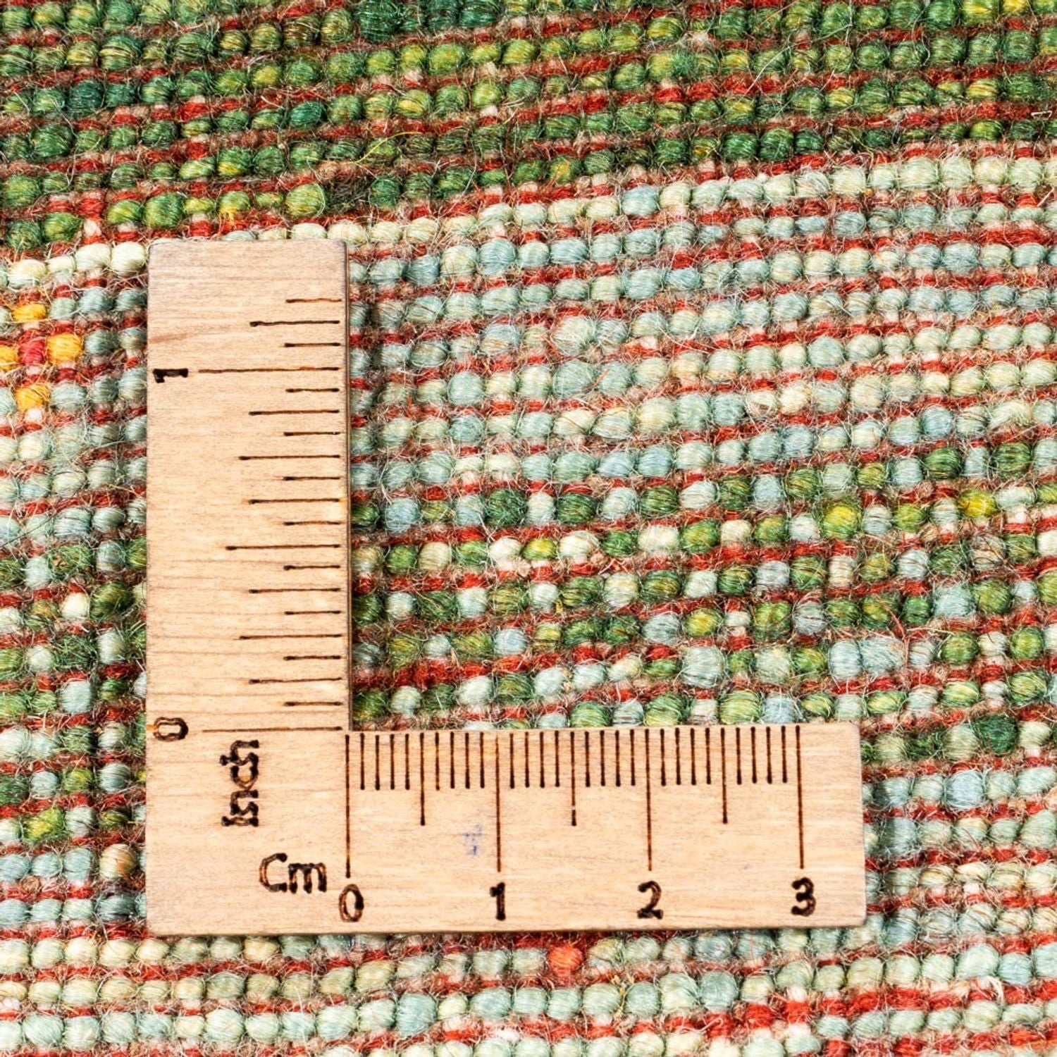 Alfombra Gabbeh - Loribaft Persa - Real - 220 x 152 cm - verde