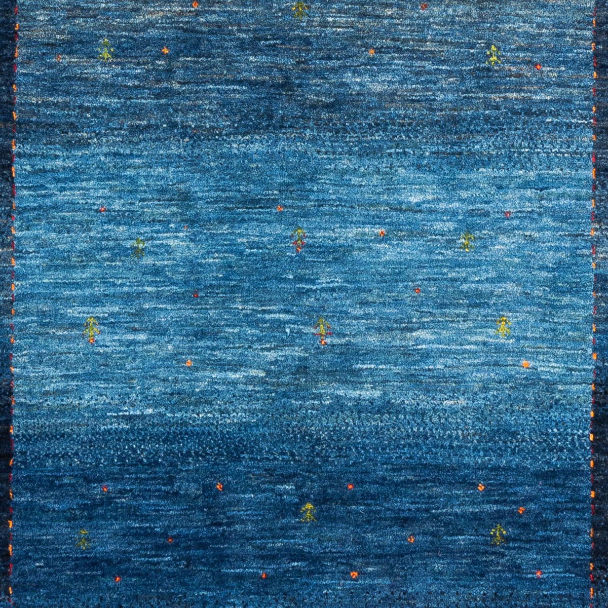 Alfombra Gabbeh - Loribaft Persa - 210 x 146 cm - azul