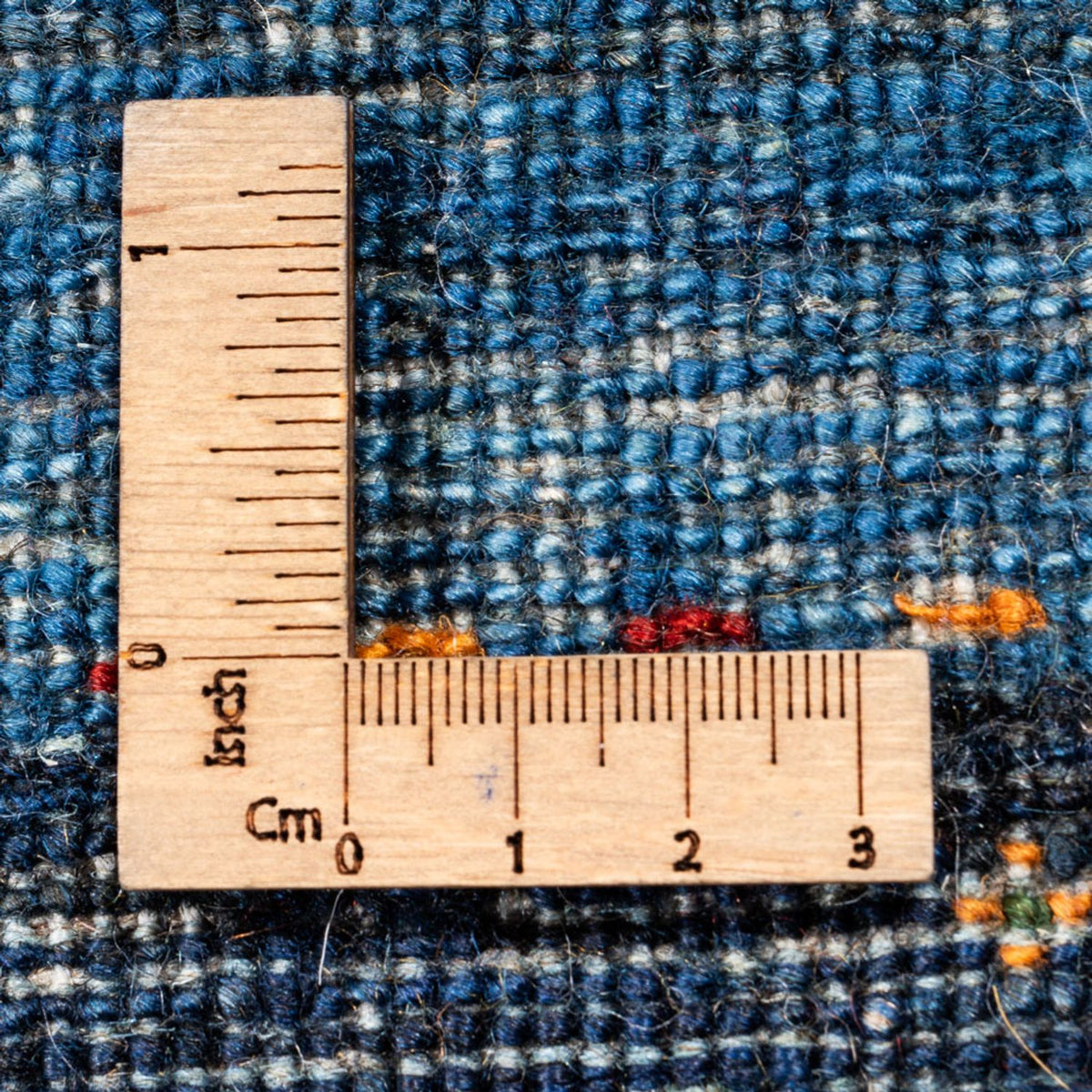 Alfombra Gabbeh - Loribaft Persa - 210 x 146 cm - azul