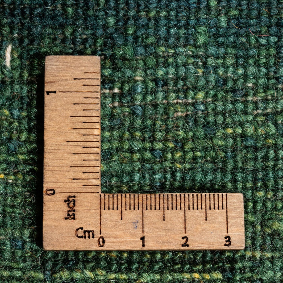 Alfombra Gabbeh - Loribaft Persa - 191 x 152 cm - verde