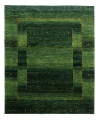 Alfombra Gabbeh - Loribaft Persa - 184 x 154 cm - verde