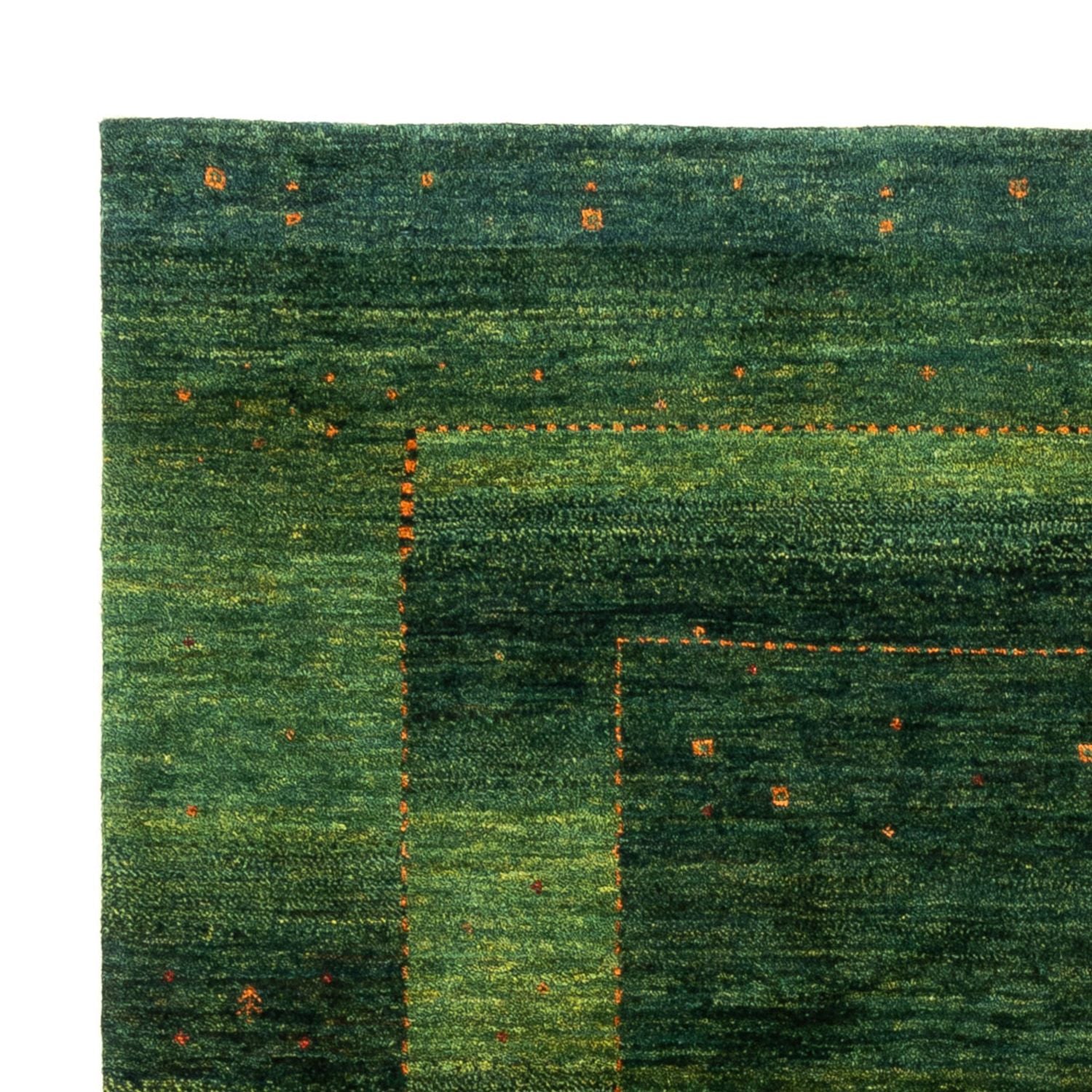 Alfombra Gabbeh - Loribaft Persa - 184 x 154 cm - verde