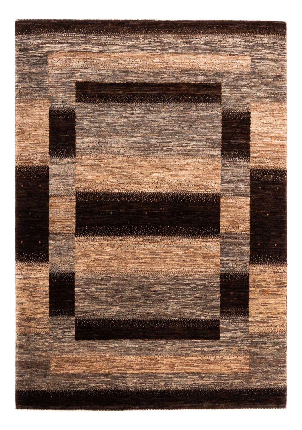 Alfombra Gabbeh - Loribaft Persa - 203 x 145 cm - gris