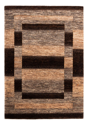 Alfombra Gabbeh - Loribaft Persa - 203 x 145 cm - gris