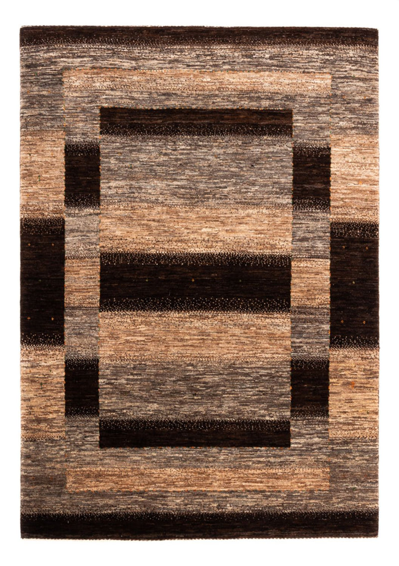 Alfombra Gabbeh - Loribaft Persa - 203 x 145 cm - gris