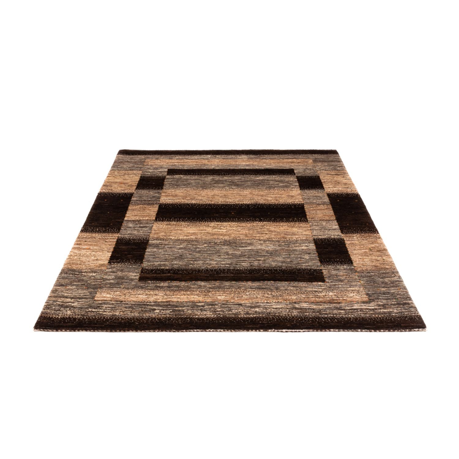 Alfombra Gabbeh - Loribaft Persa - 203 x 145 cm - gris