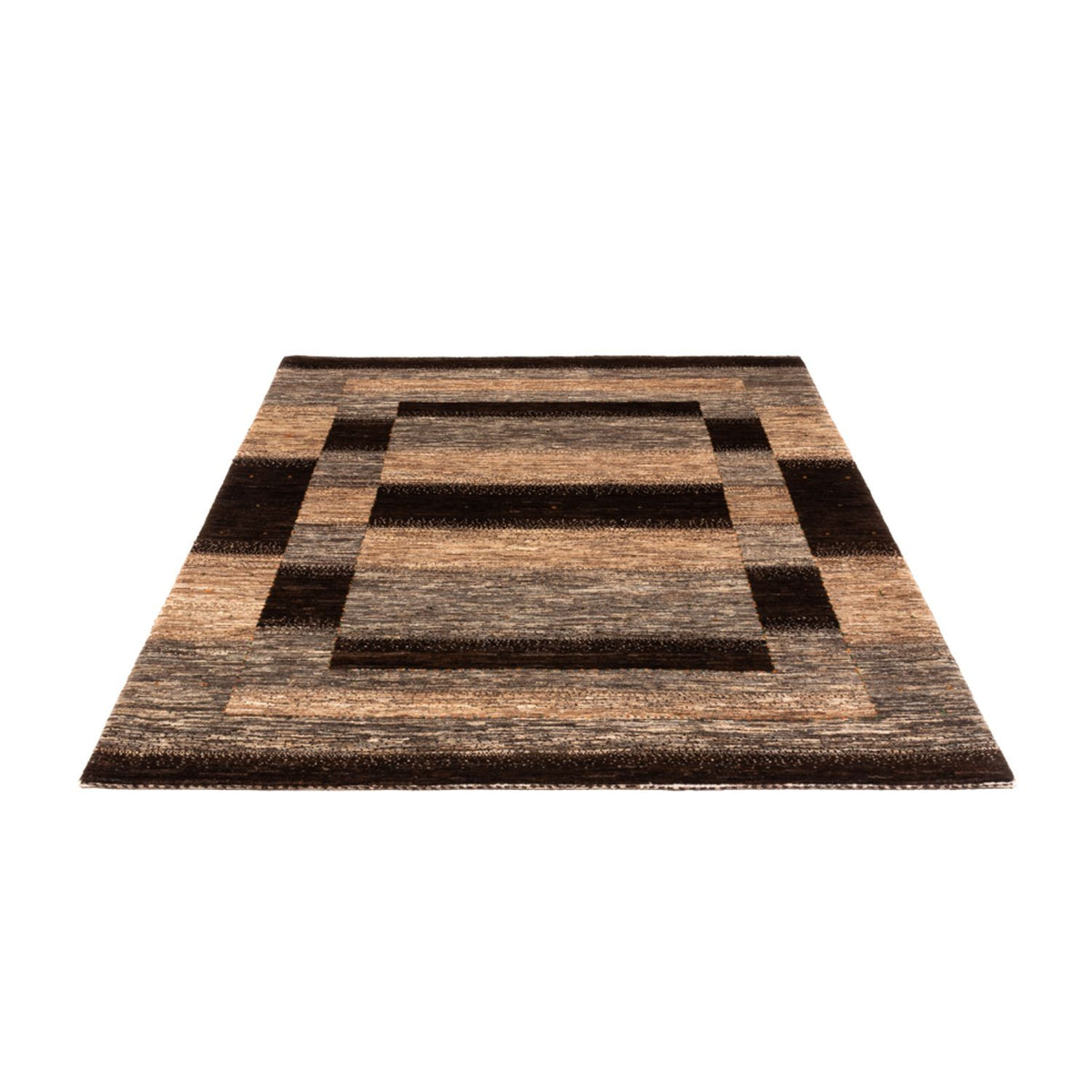 Alfombra Gabbeh - Loribaft Persa - 203 x 145 cm - gris