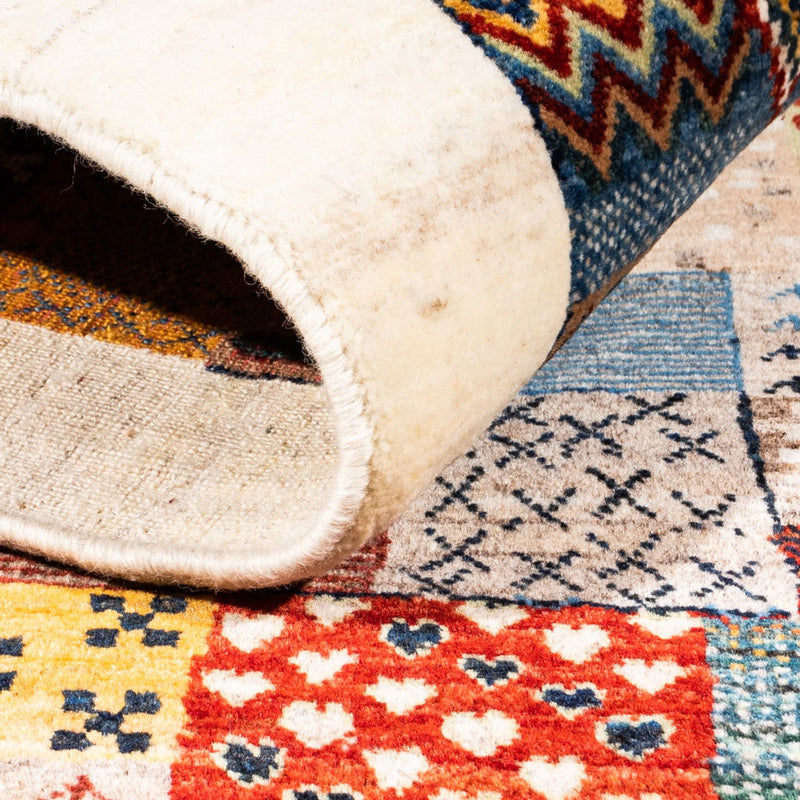 Alfombra Gabbeh - Loribaft Persa - Real - 162 x 107 cm - multicolor
