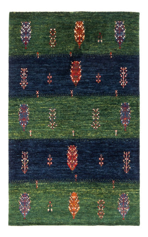Alfombra Gabbeh - Loribaft Persa - Real - 133 x 83 cm - multicolor