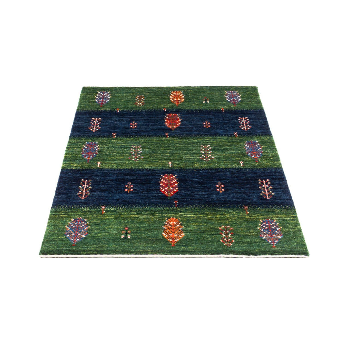 Alfombra Gabbeh - Loribaft Persa - Real - 133 x 83 cm - multicolor