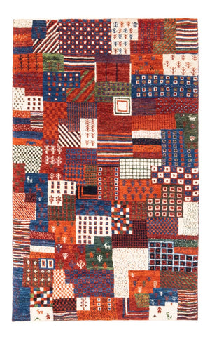 Alfombra Gabbeh - Loribaft Persa - Real - 123 x 80 cm - multicolor