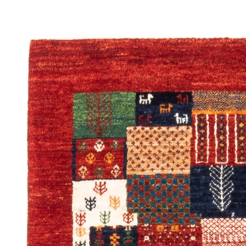 Alfombra Gabbeh - Loribaft Persa - Real - 128 x 80 cm - multicolor