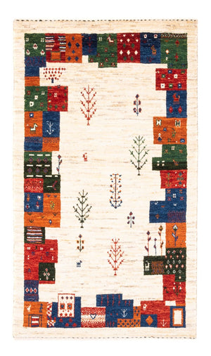 Alfombra Gabbeh - Loribaft Persa - Real - 135 x 83 cm - multicolor