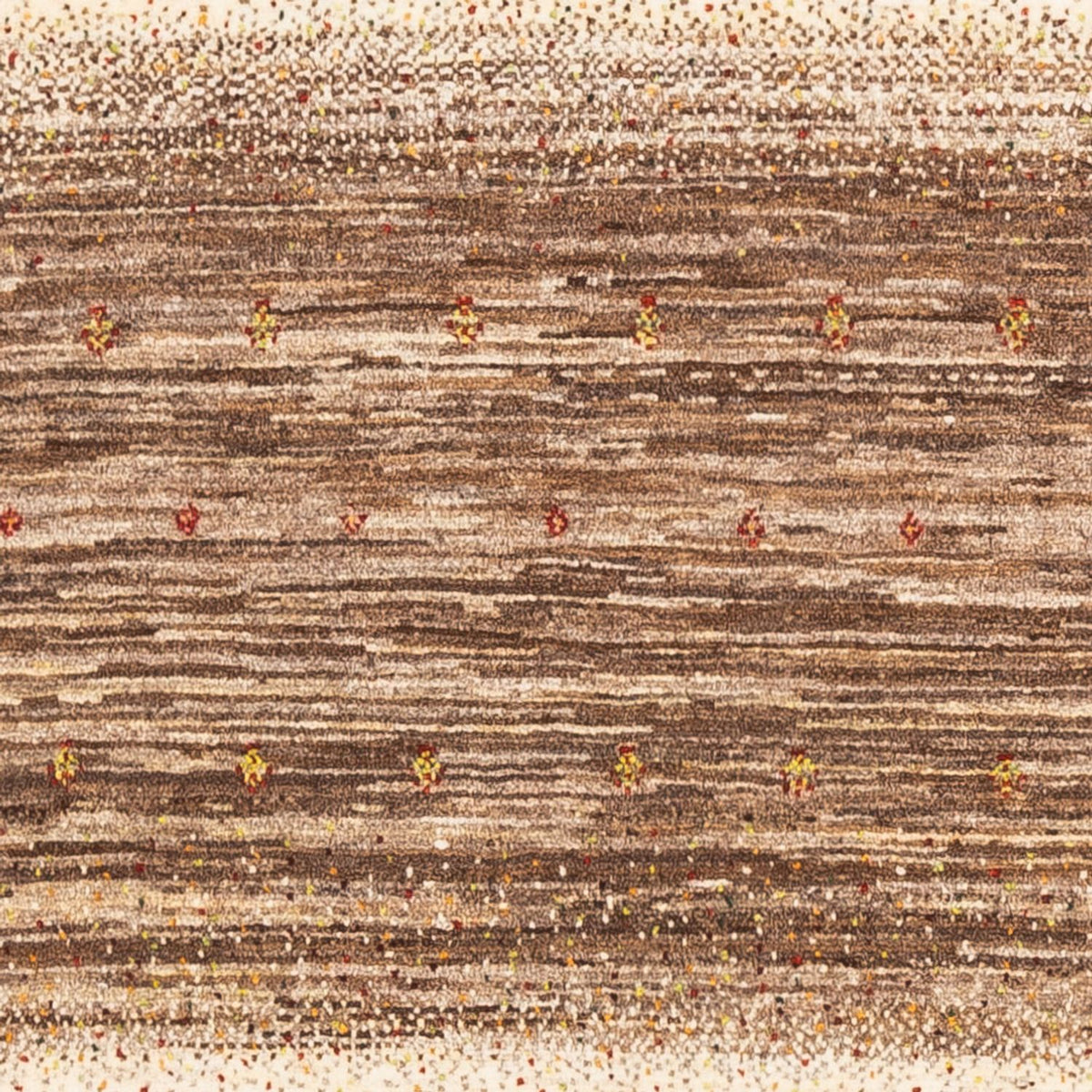 Alfombra Gabbeh - Loribaft Persa - Real - 121 x 82 cm - gris