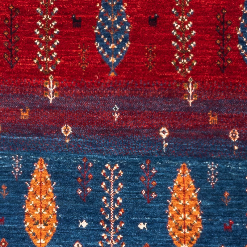 Alfombra Gabbeh - Loribaft Persa - Real - 130 x 82 cm - multicolor