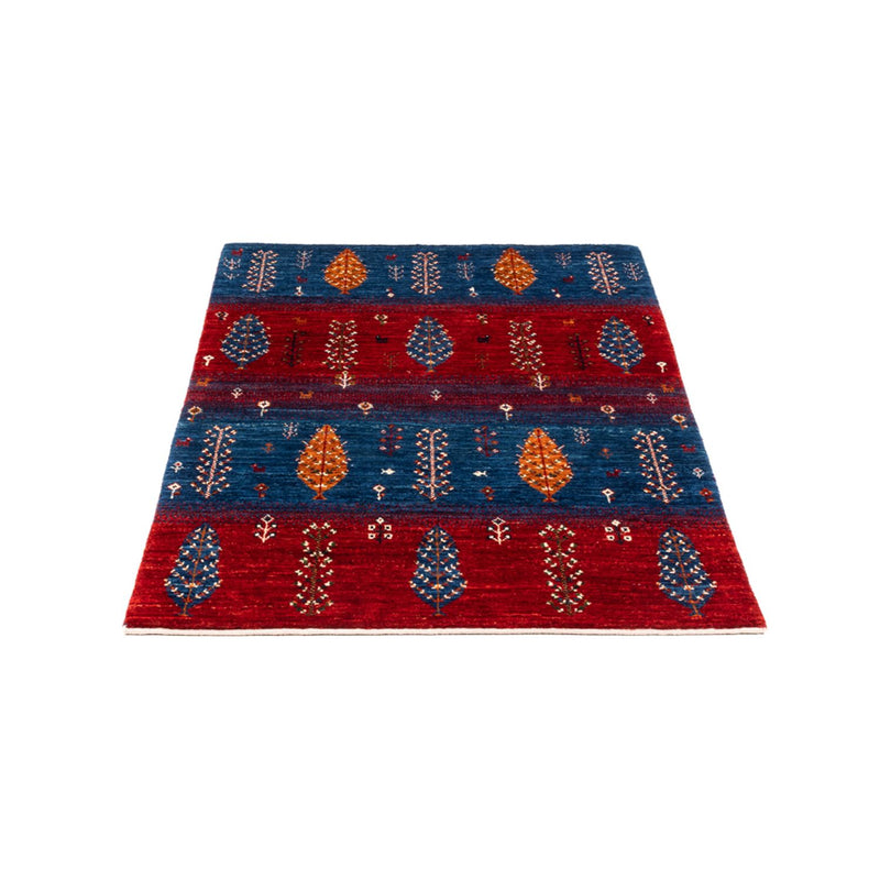 Alfombra Gabbeh - Loribaft Persa - Real - 130 x 82 cm - multicolor