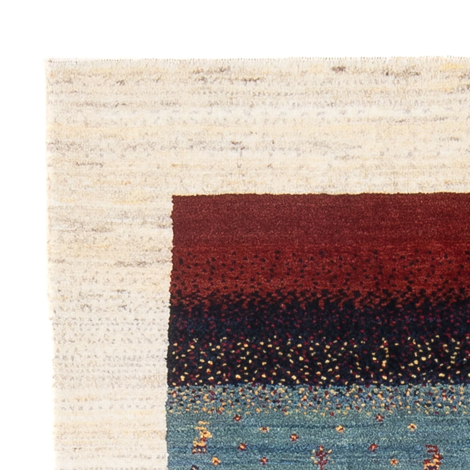 Alfombra Gabbeh - Loribaft Persa - Real - 130 x 85 cm - multicolor