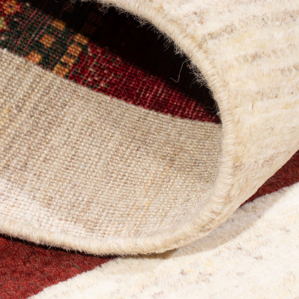 Alfombra Gabbeh - Loribaft Persa - Real - 130 x 85 cm - multicolor