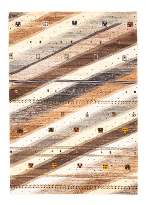 Alfombra Gabbeh - Loribaft Persa - Real - 120 x 80 cm - multicolor