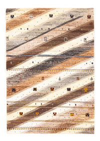 Alfombra Gabbeh - Loribaft Persa - Real - 120 x 80 cm - multicolor