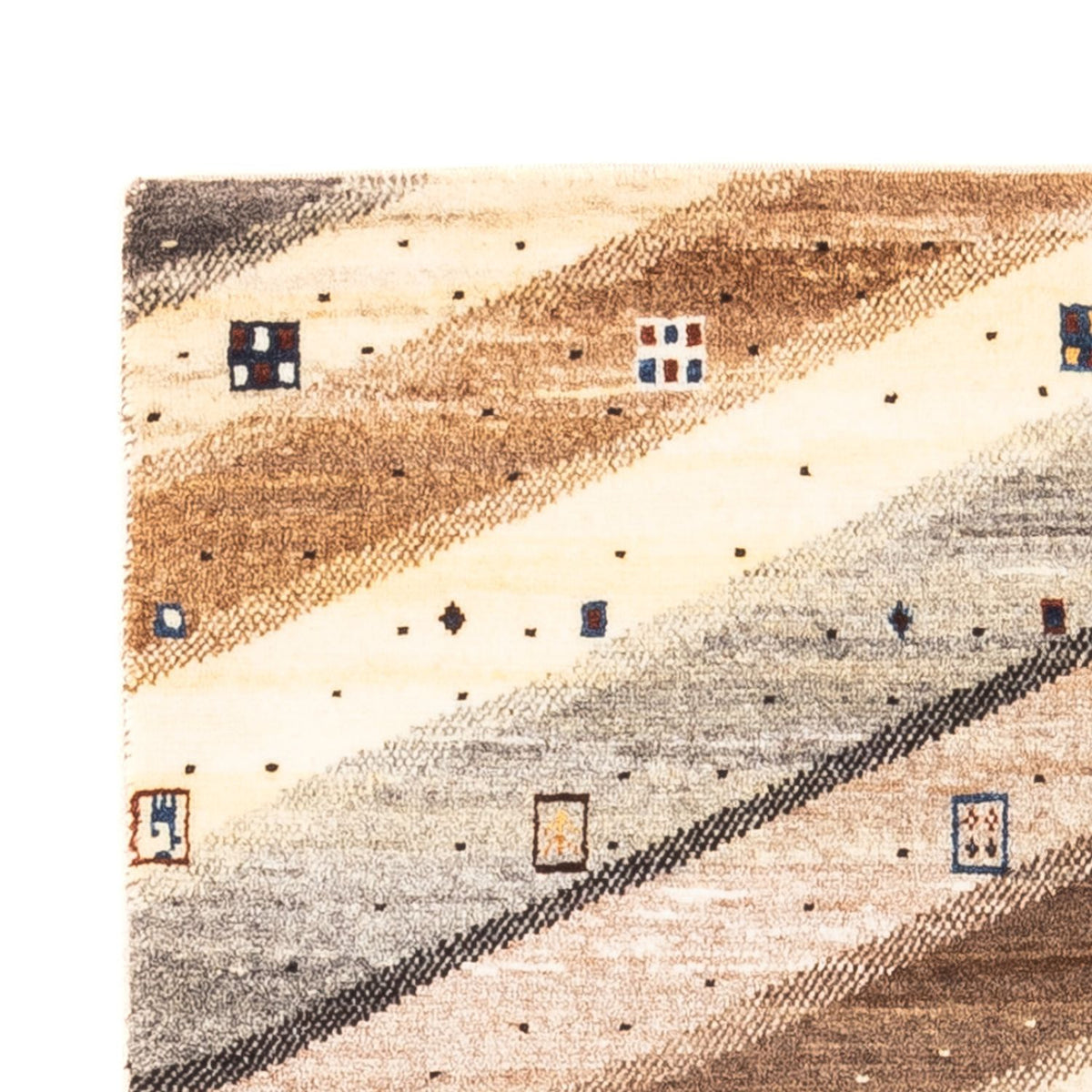 Alfombra Gabbeh - Loribaft Persa - Real - 120 x 80 cm - multicolor