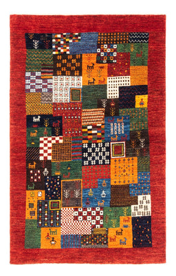 Alfombra Gabbeh - Loribaft Persa - Real - 146 x 97 cm - multicolor