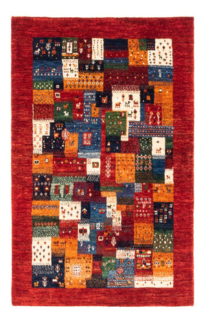 Alfombra Gabbeh - Loribaft Persa - Real - 127 x 84 cm - multicolor