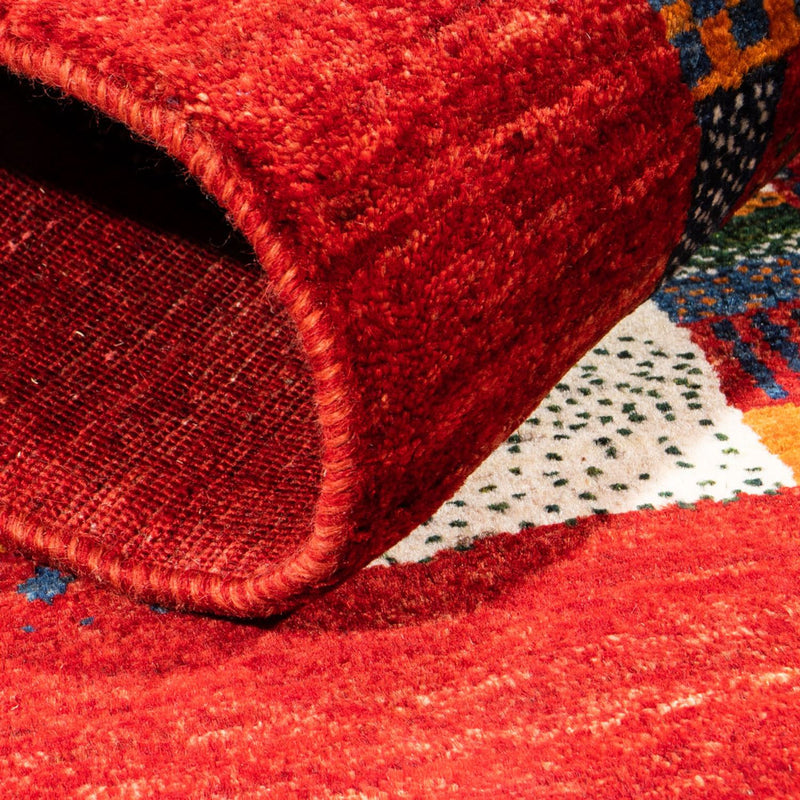 Alfombra Gabbeh - Loribaft Persa - Real - 120 x 80 cm - multicolor