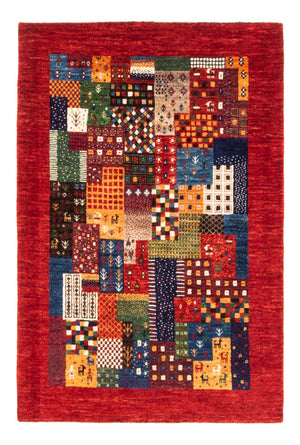 Alfombra Gabbeh - Loribaft Persa - Real - 127 x 88 cm - multicolor