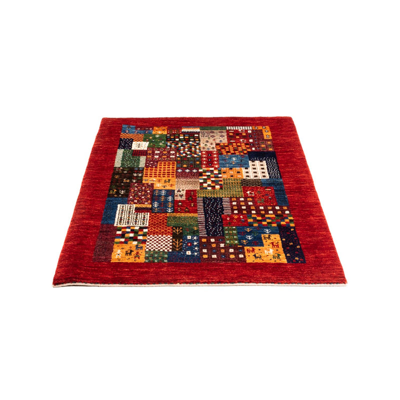 Alfombra Gabbeh - Loribaft Persa - Real - 127 x 88 cm - multicolor