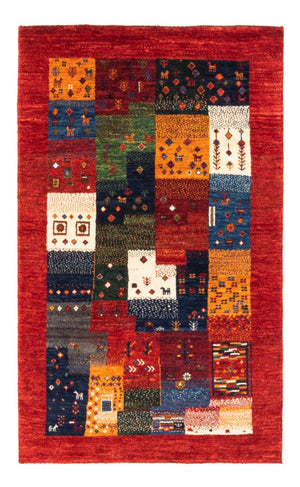 Alfombra Gabbeh - Loribaft Persa - Real - 132 x 82 cm - multicolor