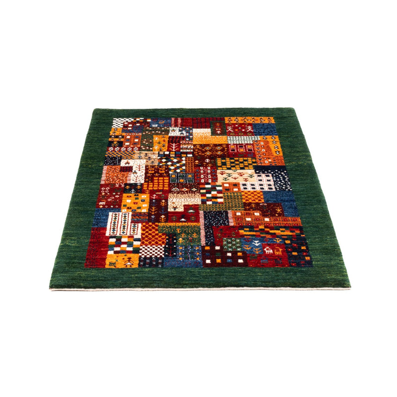 Alfombra Gabbeh - Loribaft Persa - Real - 128 x 85 cm - multicolor