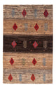 Loribaft Alfombra 88x131cm - Perserteppich Wollteppich