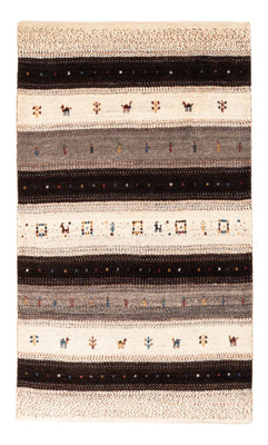 Alfombra Gabbeh - Loribaft Persa - Real - 134 x 84 cm - marrón